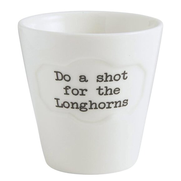 Rae Dunn Other - NEW Do a shot for the Texas Longhorns ! Set of 12 ceramic Shot Glasses NIB
